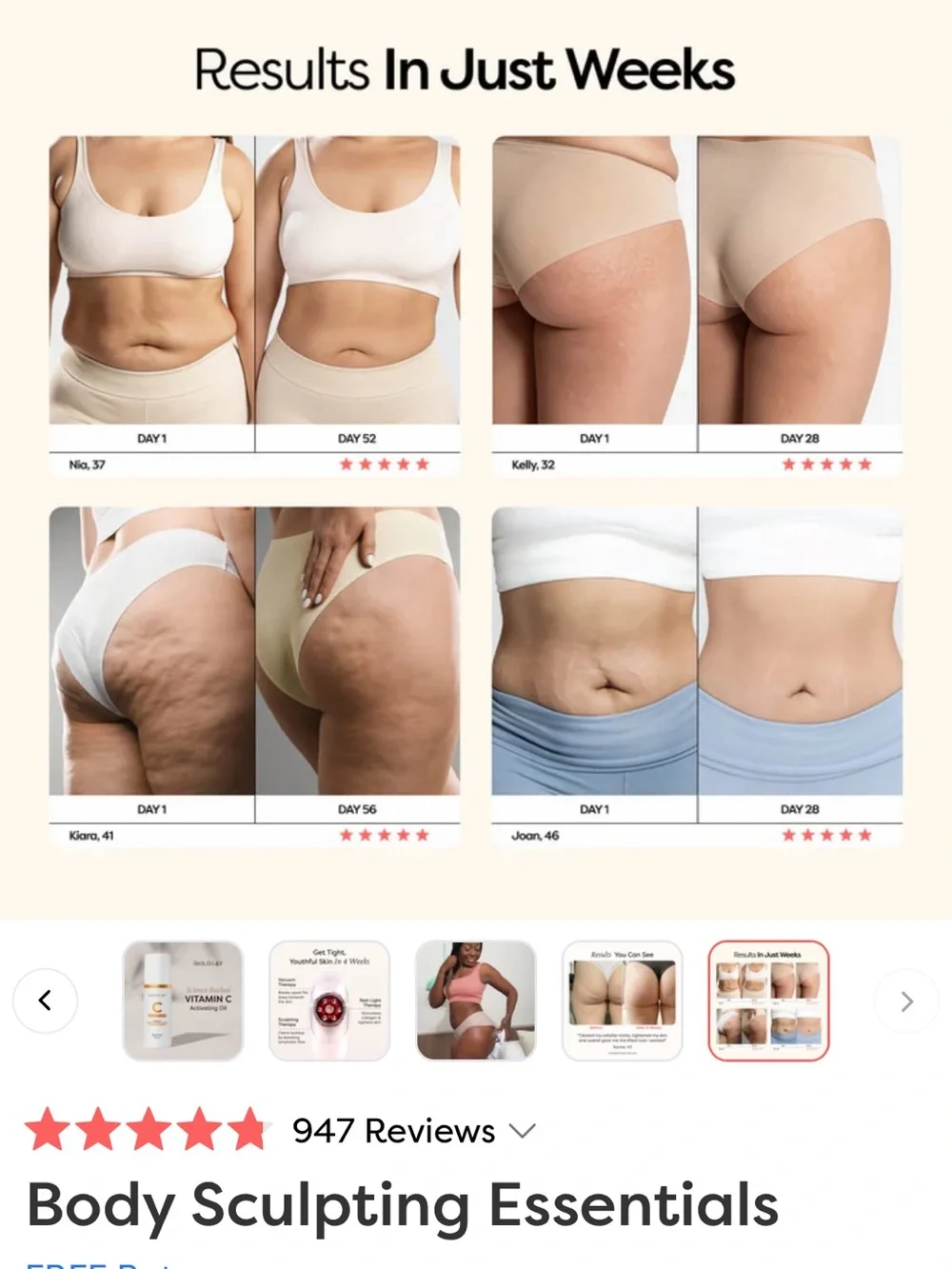 ReduSculpt White Handheld Body Sculpting Device